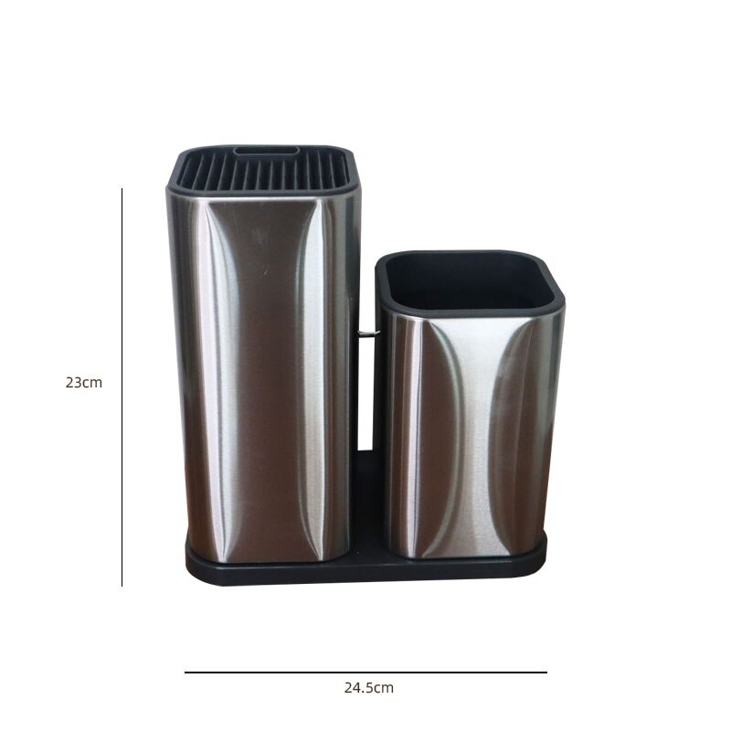 304 Stainless Steel Knife Holder Chopsticks Cage Integrated Kitchen Supplies Household Knife Storage Kitchenware Rack: B