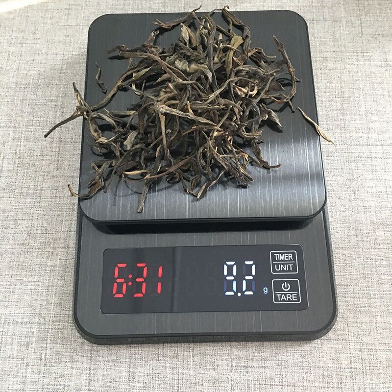 Håndstempel rustfritt stål timing kaffeskala elektronisk skala kjøkkenvekt timing skala 5kg/0.1g