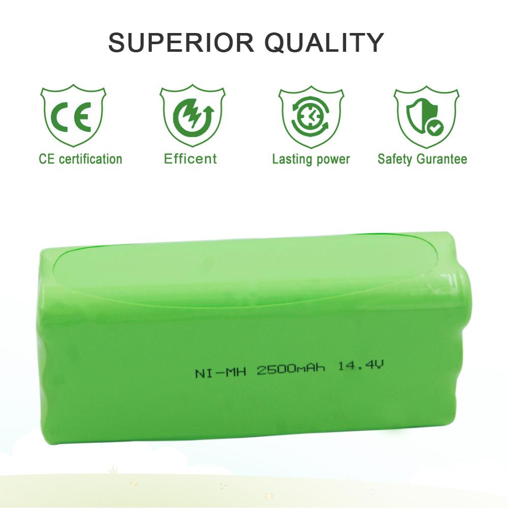 Vacuum Cleaners Rechargeable Battery 14.4V 2500mAh NIMH replacement Battery for Libero M606 M600 GV450 V-bot T270 T271