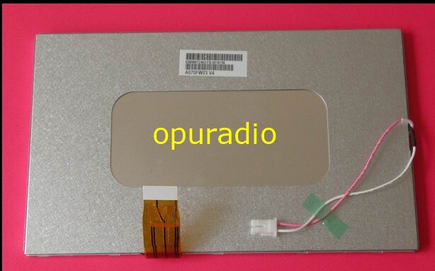 Écran LCD TFT 7 pouces pour A070FW03 V1 V2 V3 V4 V5 V6 V8 A070FW03 V.8 CCFL rétro-éclairage GPS écran de remplacement de réparation de panneau d'affichage