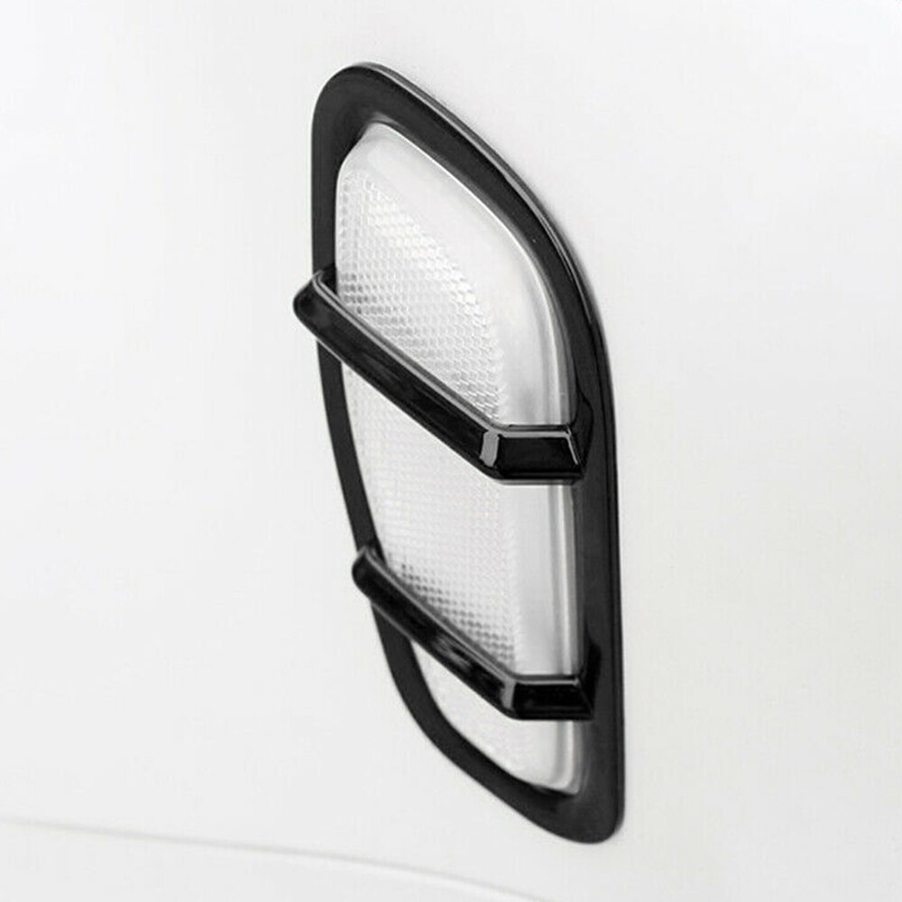 2 Stuks Side Lamp Covers Voor Jeep Renegade Zwart. Auto Accessoires