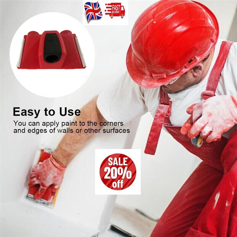 Penselen voor muren Trim Painting Tool Trim Brush Muurverfborstels Kleurscheider Rand Kwast Latex Verf Edger: Bruin