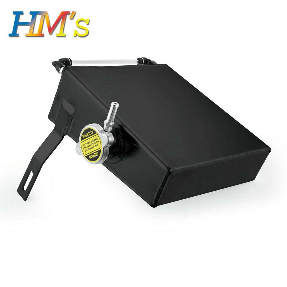 Chrome 2L Aluminum oil tank Radiator Coolant Overflow Tank kit for Supra MK III IV 7MGTE 2JZGT