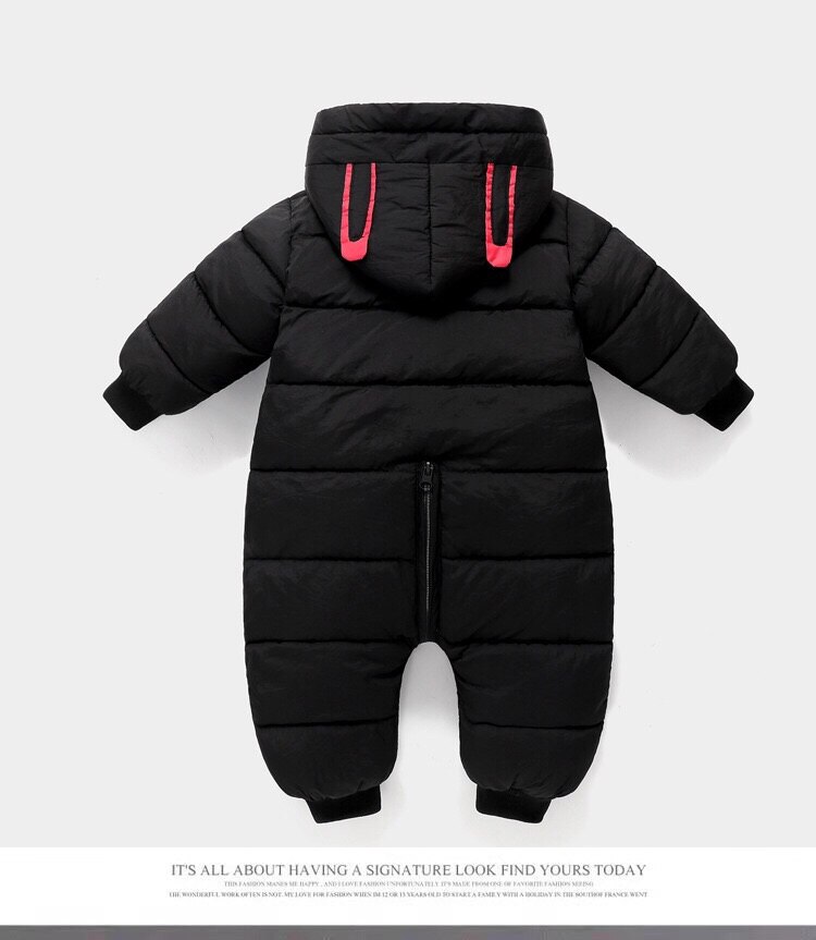 Baby Jongen Meisje Kleding Geboren Winter Hooded Rompertjes Dikke Katoenen Outfit Pasgeboren Jumpsuit Kinderen Kostuum Peuter Romper