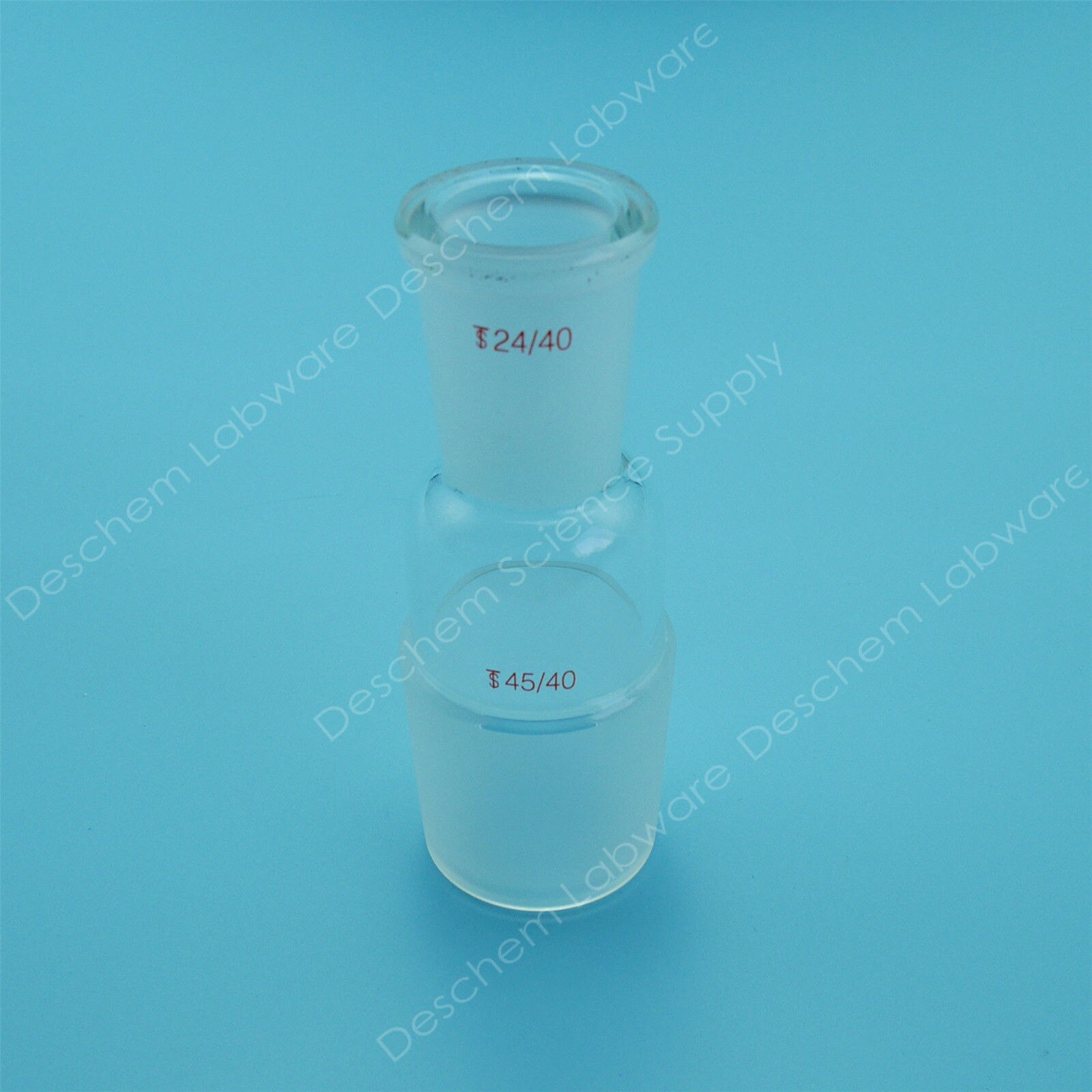 Glas Verminderen Adapter van 45/40 tot 24/40, Lab Chemie Glaswerk