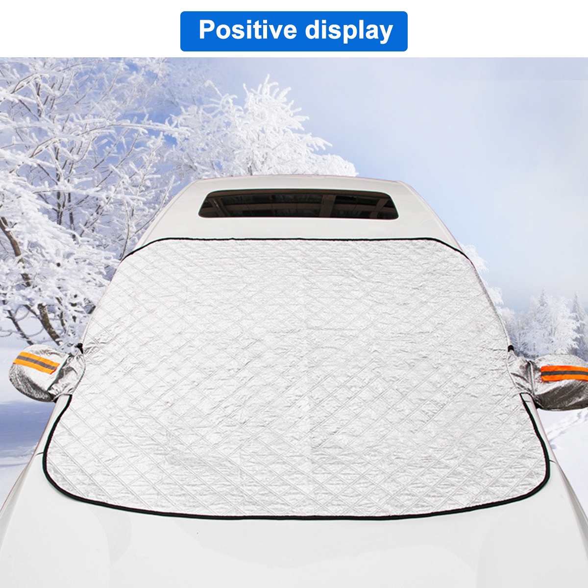 Magnets Universal Car Windshield Mirror Reflective Bar Cover 5 Layers Thicken Sun Shade Protector Winter Snow Ice Rain Dust
