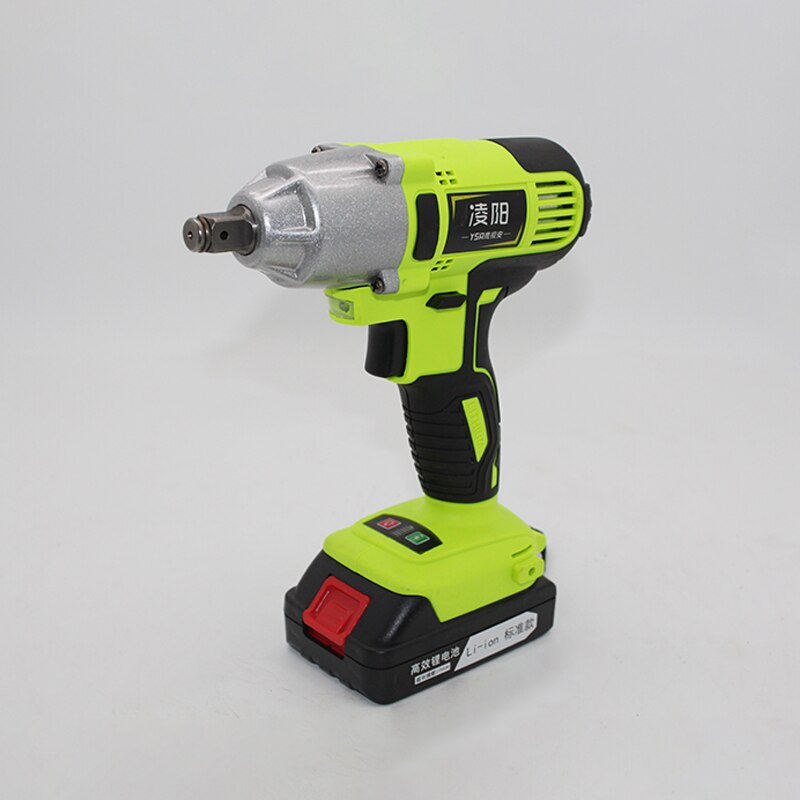 High torque brushless electric wrench lithium battery charging wrench impact car foot woodworking wrench