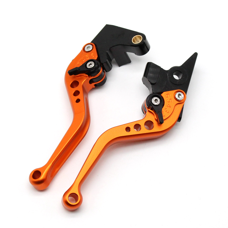Short/Long Brake Clutch Lever For SUZUKI DL1050 DL1000 V-STROM GSX1300R HAYABUSA SV1000 S/N TL1000R Motorcycle Accessories: Short orange