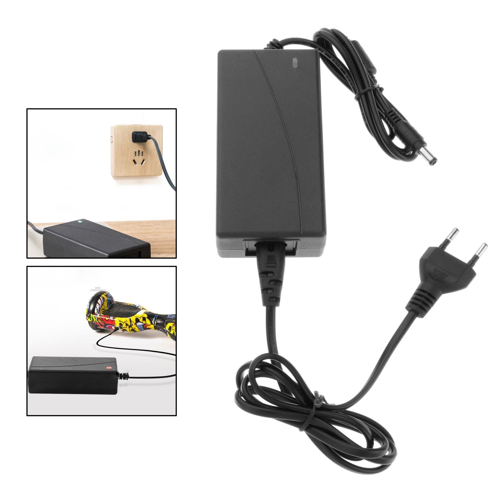 Power Supply DC 5.5mm 42V Battery Fast Charger Compatible with Electric Mobility Scooter Lithium Battery Charger