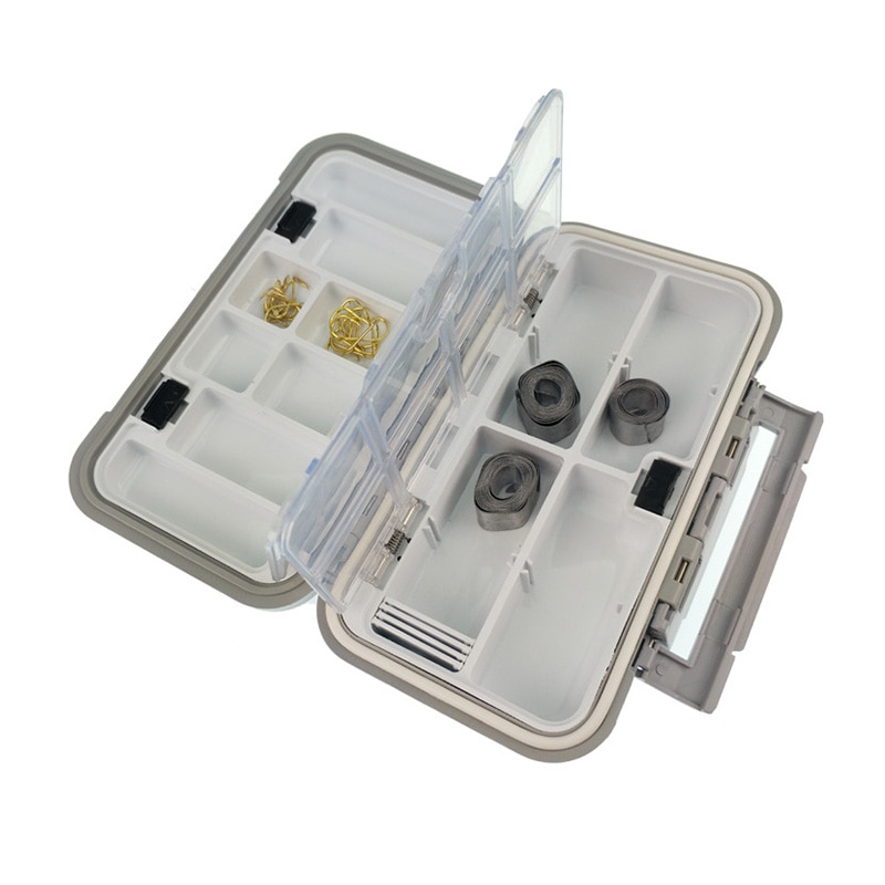 Fishing Tackle Box 28 Rack Compartments Fish Lure Bag Line Hook 20CM Fishing Tackle Outdoor Equipments Fishing Accessories