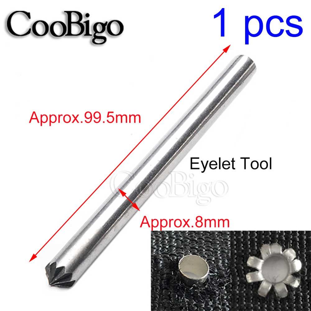 Metal Eyelet Accessories Flowering Punches Tools Binder Hollow Screw Installation for Leather Craft Scrapbook Shoes Belt Cap Bag: 8mm