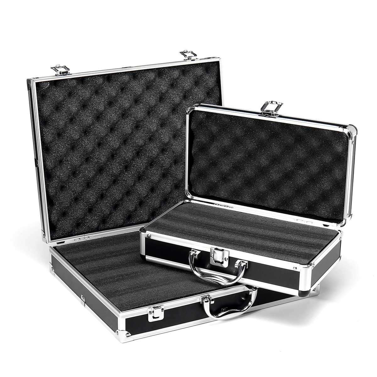 Aluminum Tool Box Portable Safety Equipment Instrument Case Suitcase Multifunction Profile Toolbox Hardware Container With Foam