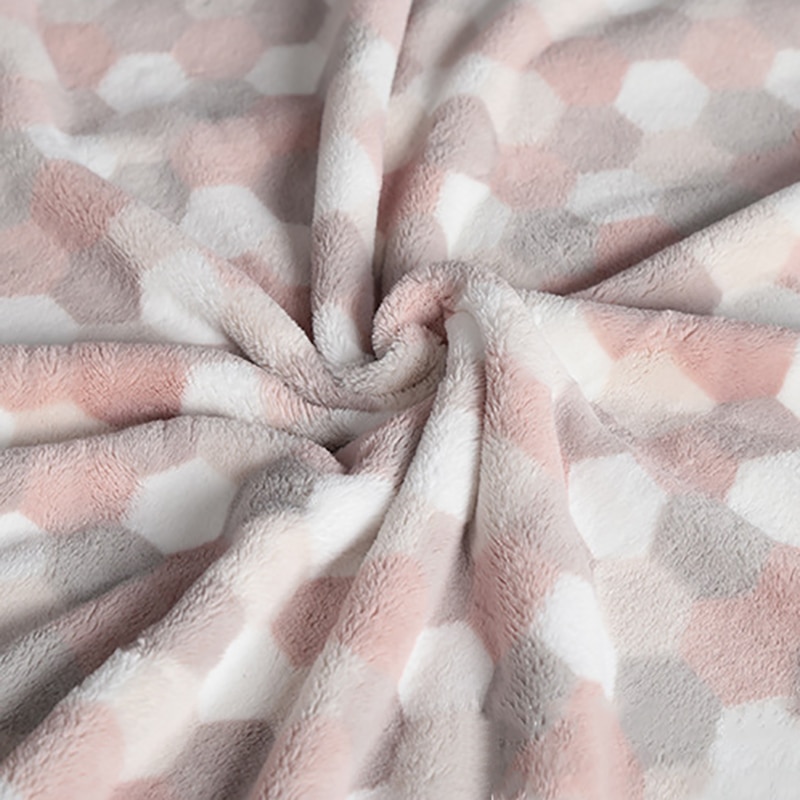 Deken Fleece Deken Sofa/Bed/Vliegtuig Reizen Plaids Beddengoed Set