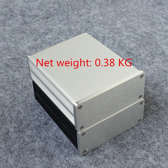 1205 contenitore per amplificatore Audio in alluminio pieno nero/custodia mini amp/scatola preamplificatore/telaio PSU 139*116*50 MM