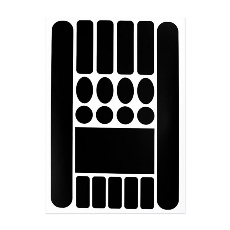 Cycling Bike Stickers Decals MTB Road Bike Frame Sticker Bicycle Rack Stickers Paint Protection Film Protect Kit: Matte Black