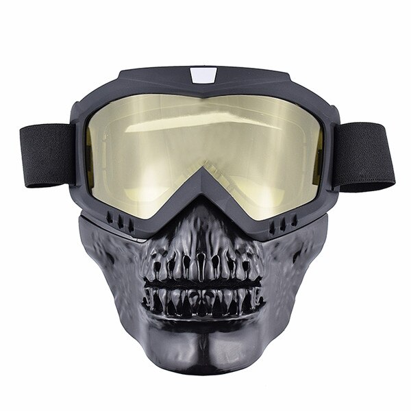 Vemar mænd motorcykel briller skibriller motocross briller briller snowboard briller moto motorcykel dirt bike farverig linse: Gul linse
