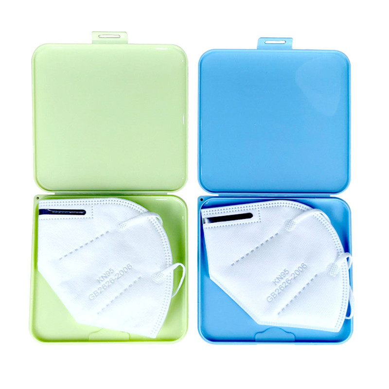 Antibacterial Mask Storage Box Portable Dustproof Moisture-proof Storage Box Band-aid Mask Case Temporary Medicine Storage Box