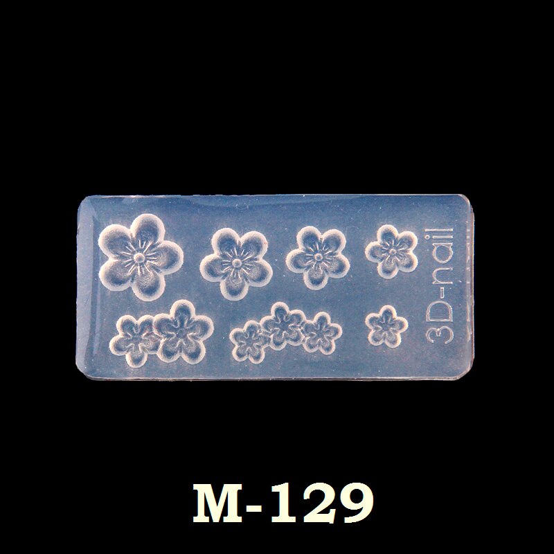 1PC 2x4cm 3D Nail Art forma silikonowa do żywicy do tworzenia biżuterii kot gwiazda serce przezroczysta silikonowa forma dla kobiety DIY wisiorek: M-129
