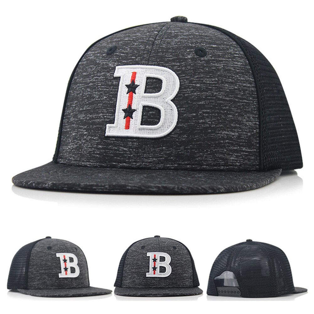 [aetrends] hip hop hat mesh flad baseballkasket cool kasketter og hatte til mænd z -9968