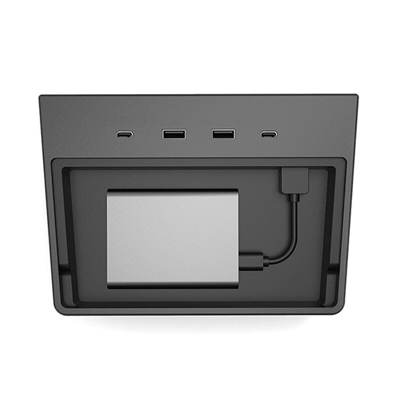 Car USB Hub Dashcam and Sentry Mode Viewer USB Hub Center Console Accessories 5 in 1 for Tesla Model 3/Y +