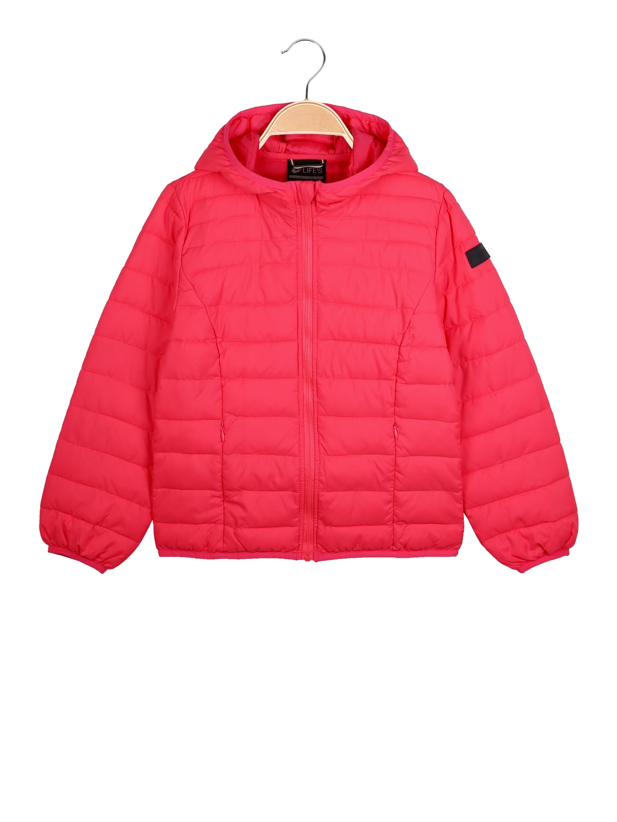 Dolly VII Bomber HD PAD G-jacket hooded fluorescerend roze