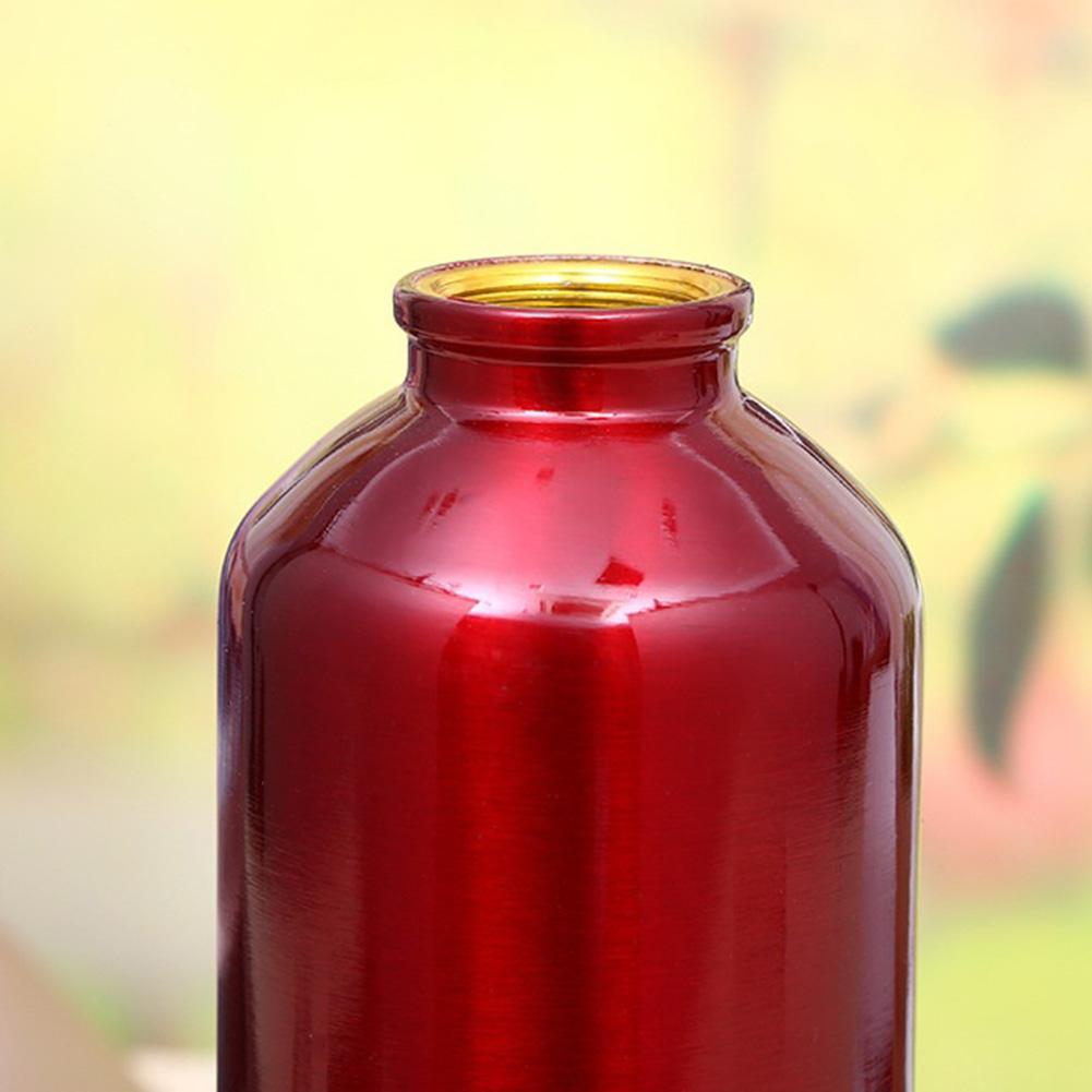 Vattenflaska i aluminium 400ml 500ml 600ml utomhusmotionscykel sportvattenflaskor dricksvattenkokare med lock lätt att bära