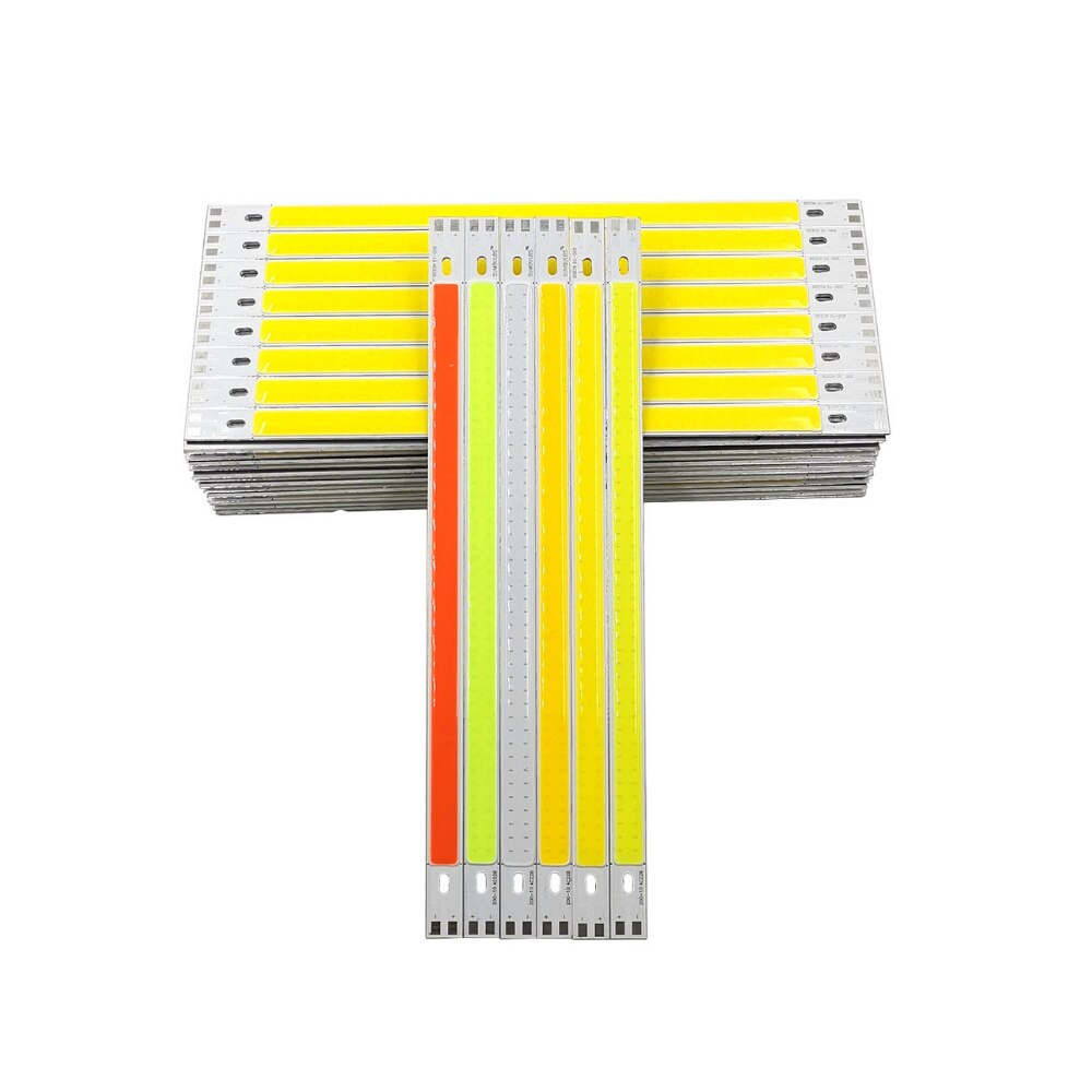 200 x 10mm lange strip cob lichtbron led lichtstrip 10w highlight 12v rood groen blauw wit licht 20cm