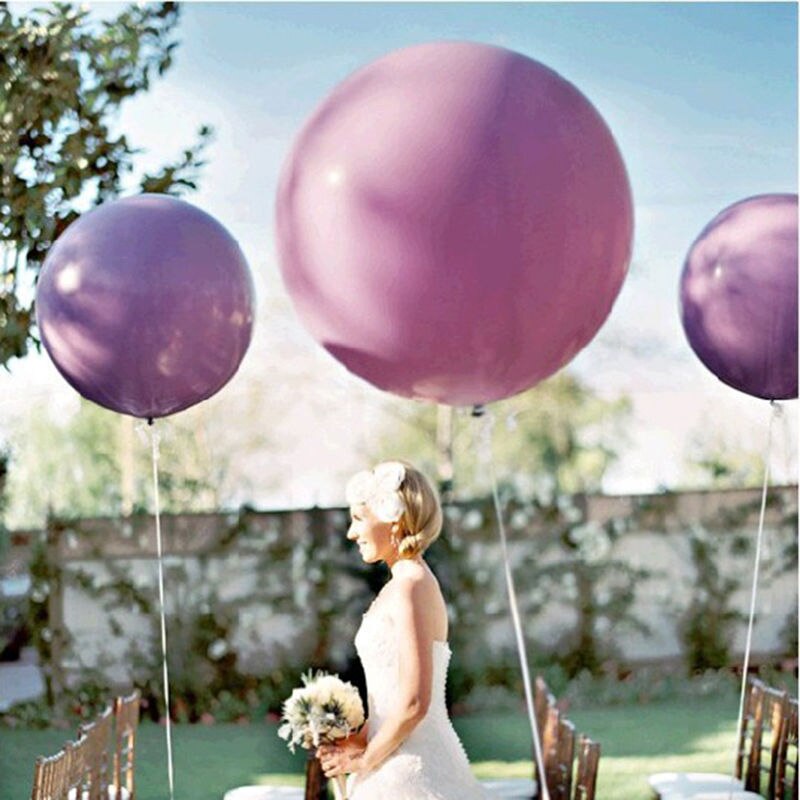 1 stk 36 " 90cm kæmpe helium stor latex ballon store kæmpe balloner