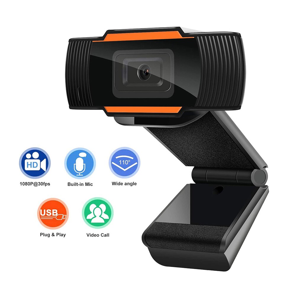 Full HD 1080P Web Camera Webcam 1080P 720P 480P USB Camera Video Recording Web Camera with Microphone For PC Camera