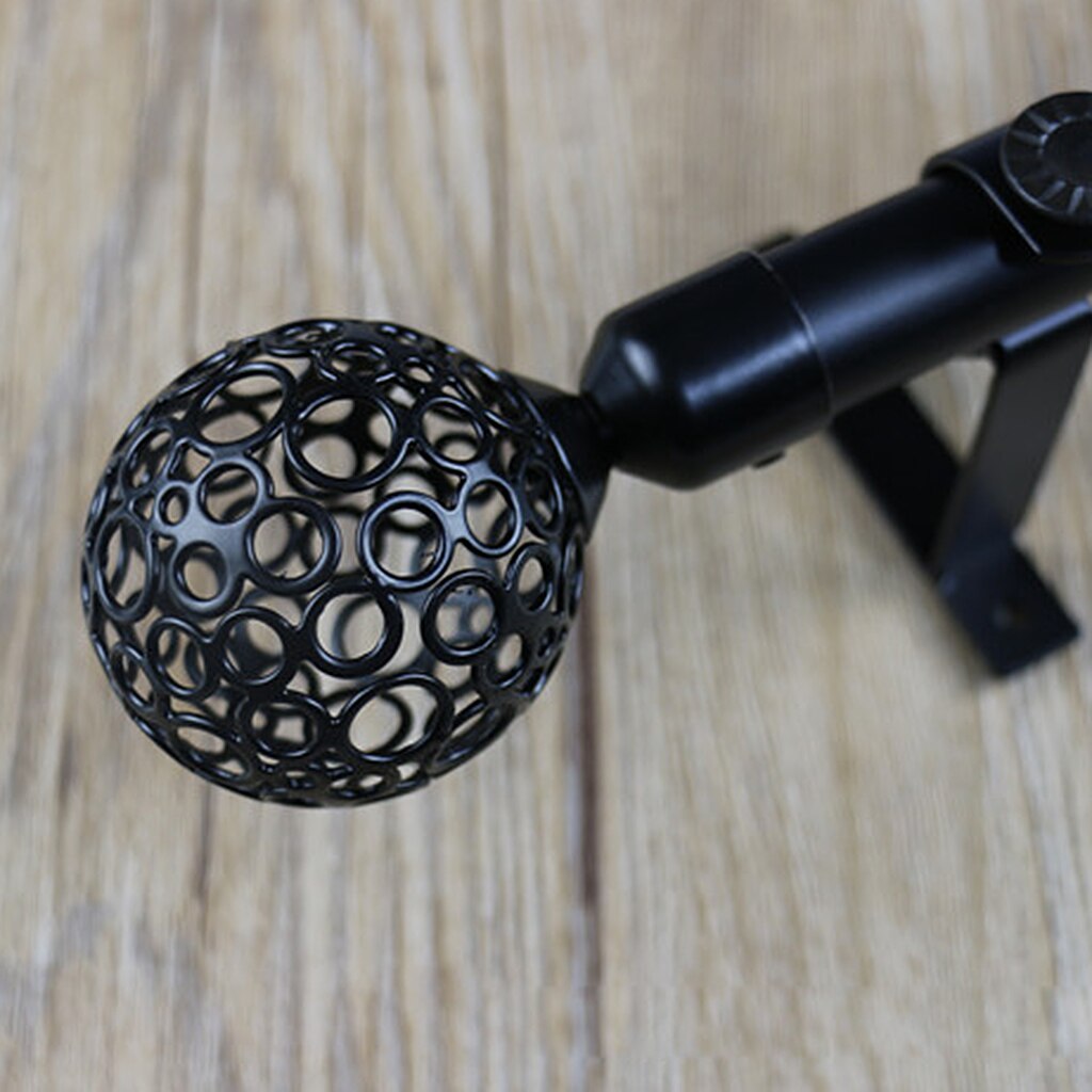 2x Assorted Decorative Window Curtain Pole End Drape Rod Finals Head with Inner Dia. 22mm