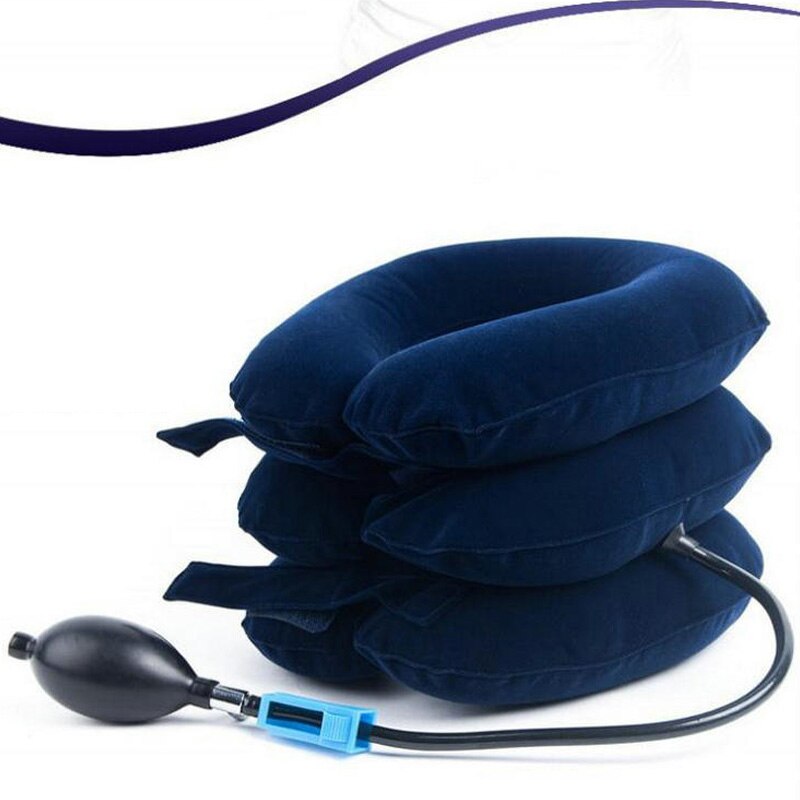 Zachte U Nekkussen Lucht Opblaasbare Kussen Kussen Cervicale Brace Nek Schouder Pijn Relax Ondersteuning Massager Kussen Apparaat Tractie