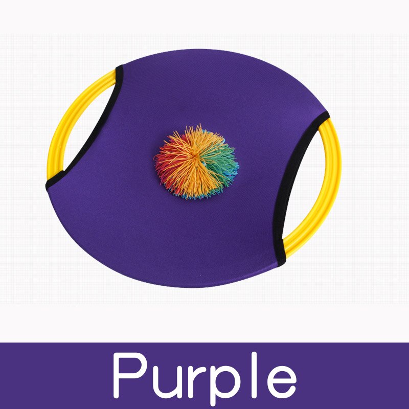 Ruizhi Children Bouncing Ball Elastic Ring Throw Catch Ball Outdoor Sports Game School Activities Beach Ball Kids Toys RZ1101: Purple 