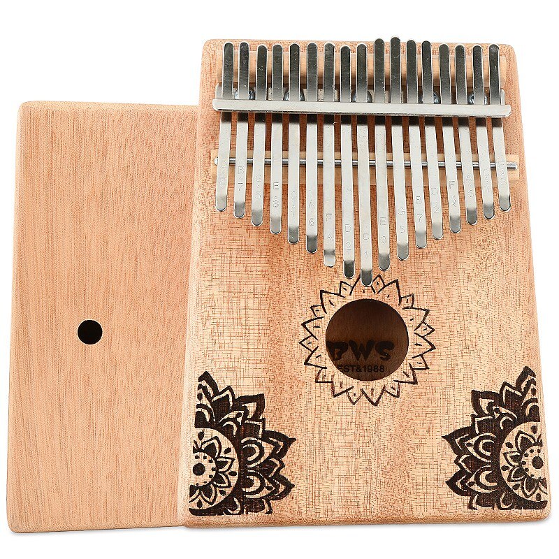 17 Key Kalimba African Solid Wood Thumb Finger Piano Sanza Mbira Calimba Play with Guitar Wood Musical Instruments