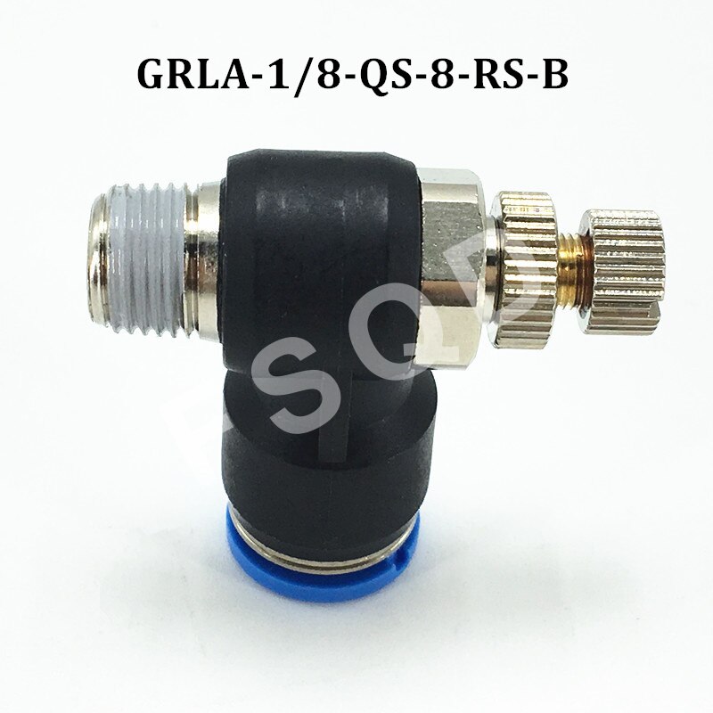 GRLA-1/8-QS-6-RS-B 162965 GRLA-1/8-QS-8-RS-B 162966 FESTO válvulas de control de flujo unidireccional conector de la serie GRLA conector neumático