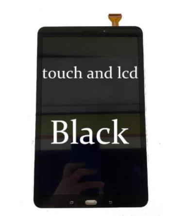 1Pcs Touchscreen Voor Samsung Galaxy Tab Een 10.1 SM-T585 T580 Touch Screen Sensor Lcd Display Voor Glas Vervangende Onderdelen: black touch lcd