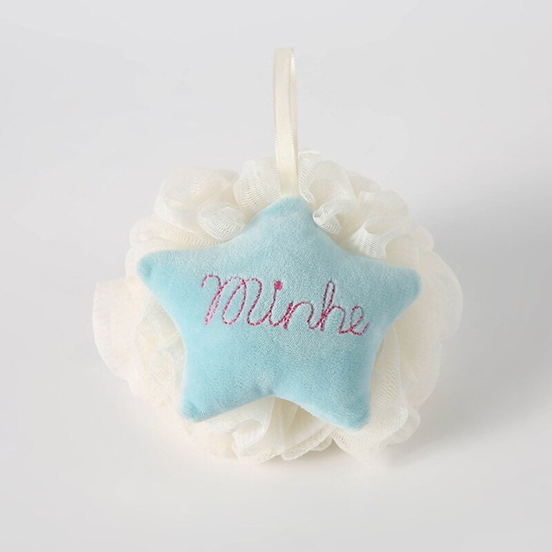 Superzachte bad- en doucheluffaspons, poef, bodyscrub, stervormige badluffaspons voor mannen, vrouwen en kinderen.