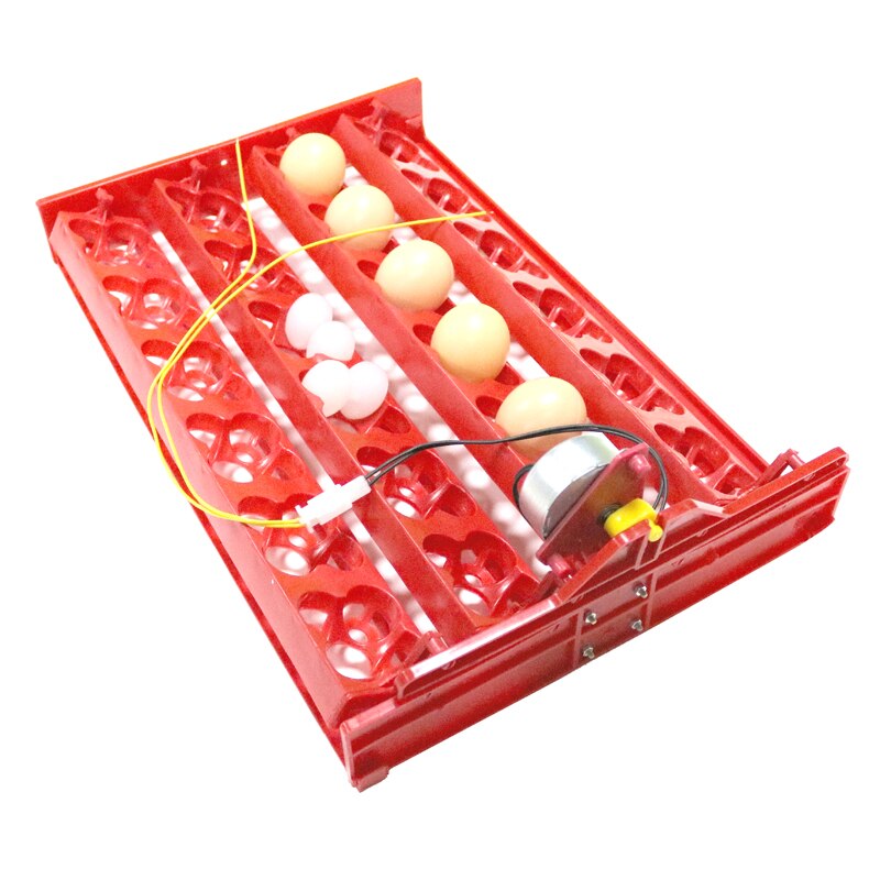 Incubadora para aves 96 huevos, bandeja automática de 24 huevos, herramienta de incubación de codornices de loros, tamaño 43*28 cm