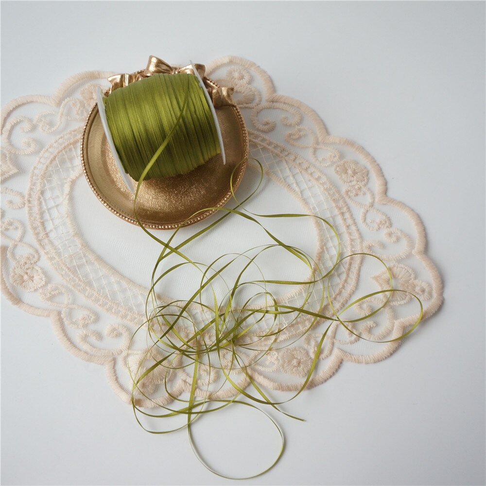 2mm colores 100% pura seda bordado cinta hilo de cinta de satén de seda ancho de 2mm hecho a mano teñido a mano seda arte trabajo