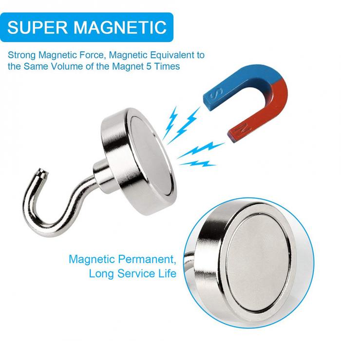 Stark magnetisk krok mini kraftig galge hållbar för hemkylskåp