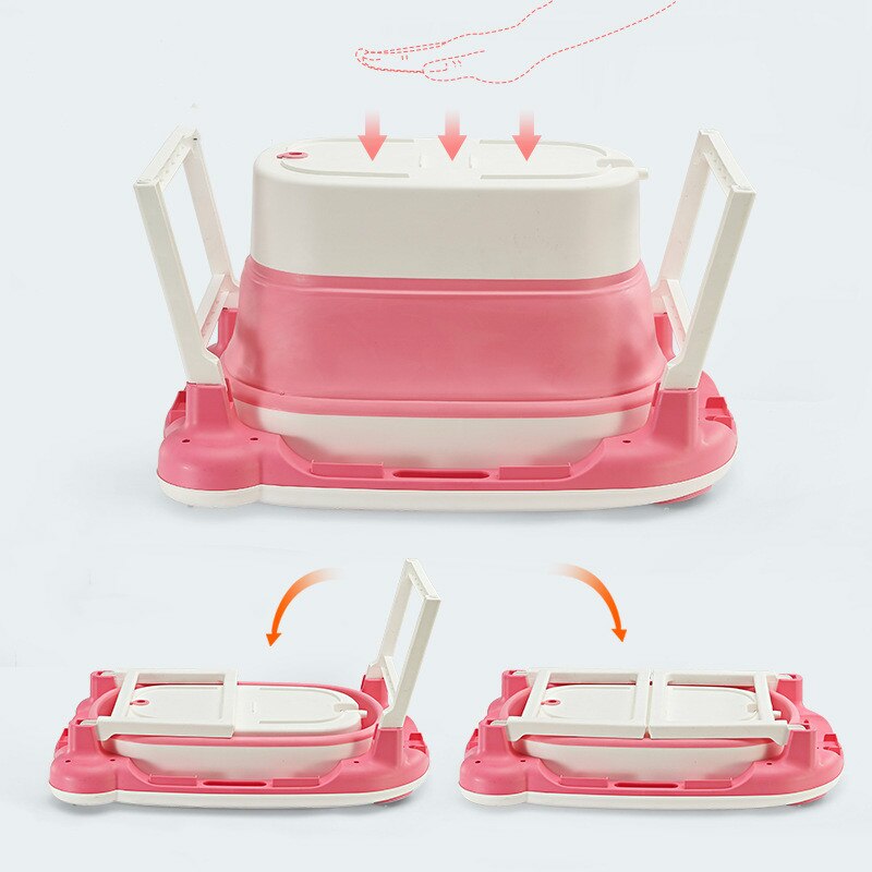 Douche de bébé Portable en Silicone pour enfants, accessoires de baignoire pliables, bassin antidérapant, produits pour -nés