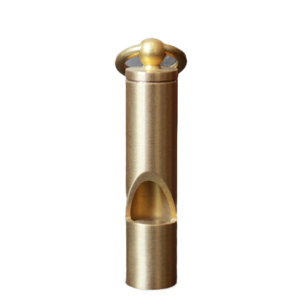 2 stück vintage-kupferpfeifen, multifunktionale pfeifen aus reinem messing, hilferufpfeifen, schlüsselanhänger, haustiertrainingsgerät, outdoor-pfeife