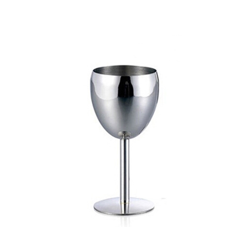 stainless steel wine glass goblets high 14*6.5cm 170ml Light drawing
