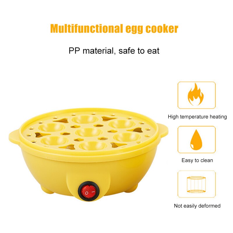 7-Capacity Egg Cooker Egg Boiler Electric Hard Boiled Egg Maker with Auto Shut Off Noise-Free Steamer Automatic Shut Off