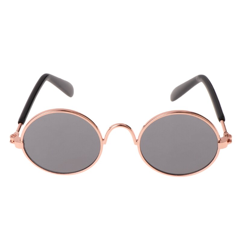 Gafas de sol redondas para mascotas, accesorios divertidos de para perros y gatos, productos de suministro