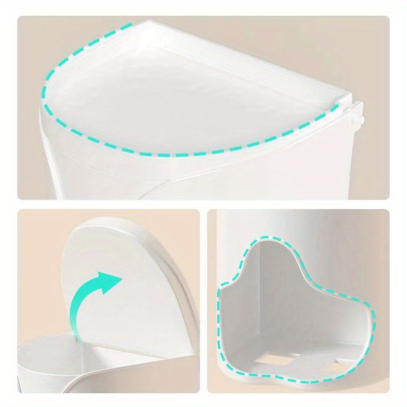 Wall-Mounted Underwear Storage Box Closet Underwear Panties Socks Organizer Self adhesive Home Garbage Bag Dispenser Storage Box