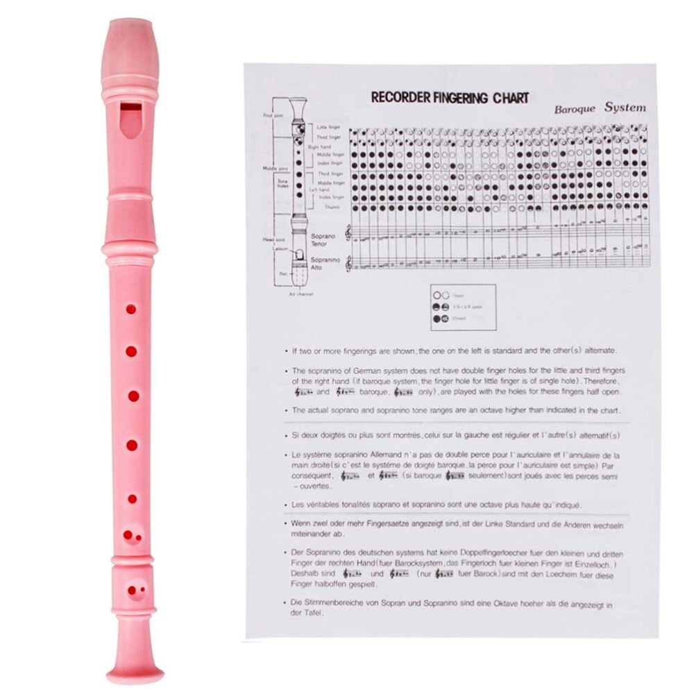 ABS Descant Recorder Flute Beginner Children Playing Wind Instruments )