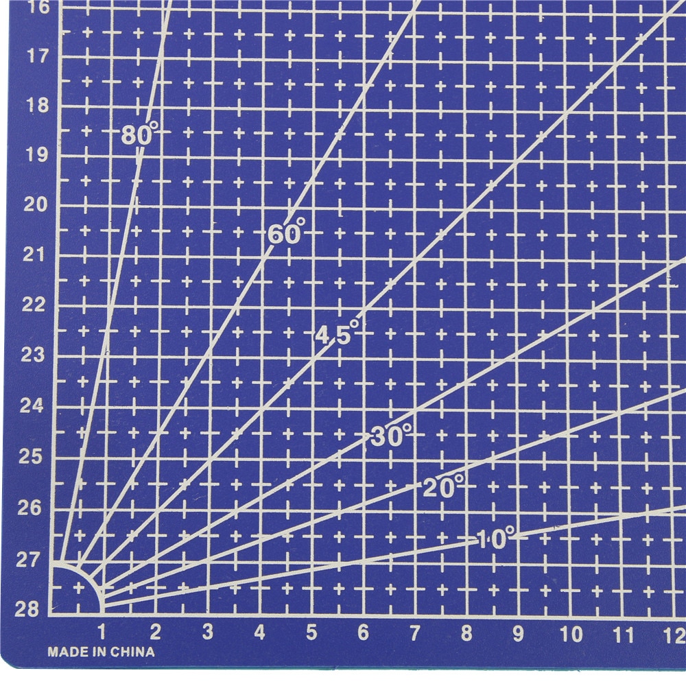 1 Pc A3 Pvc Rectangle Grid Lines Cutting Mat Tool Plastic Craft Diy Tools 45cm * 30cm