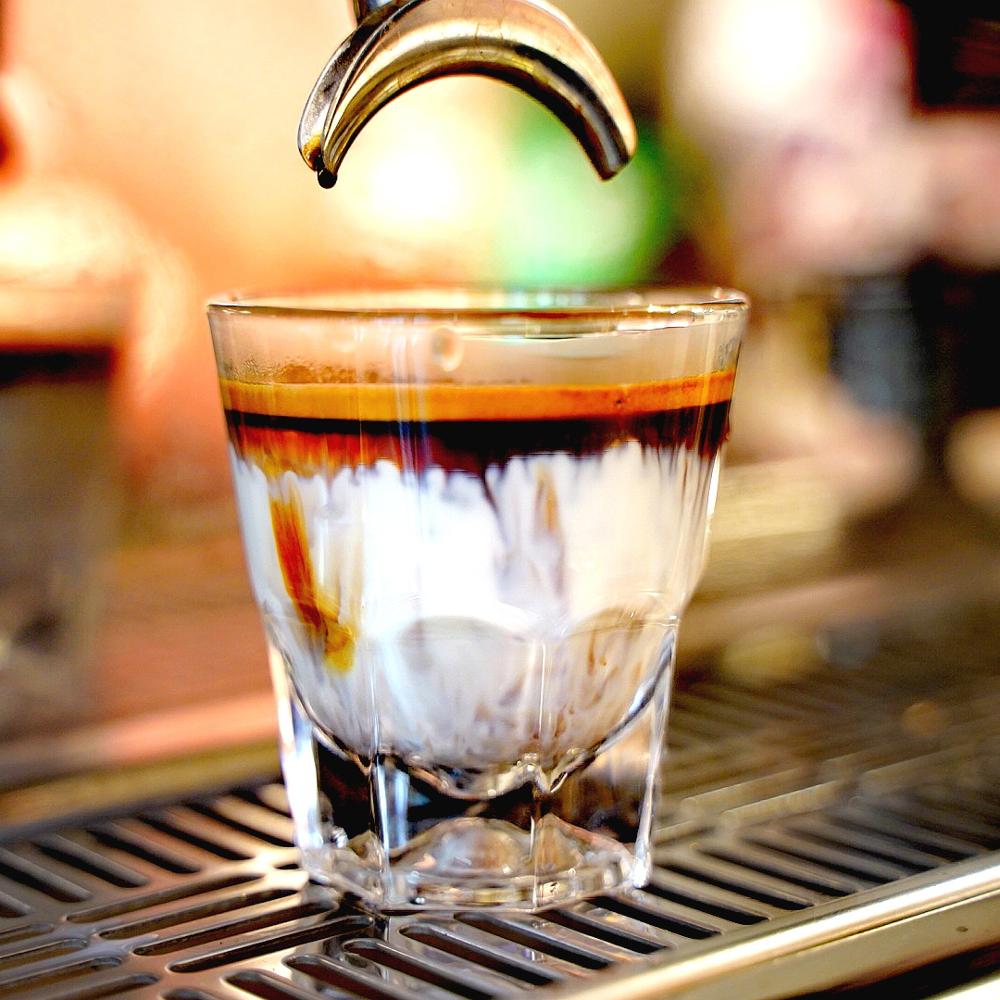 Barista latte kopper 4.5oz / 133ml krus kaffe eller te glass krus flat hvit espresso kopp gir klassisk eleganse til bordet