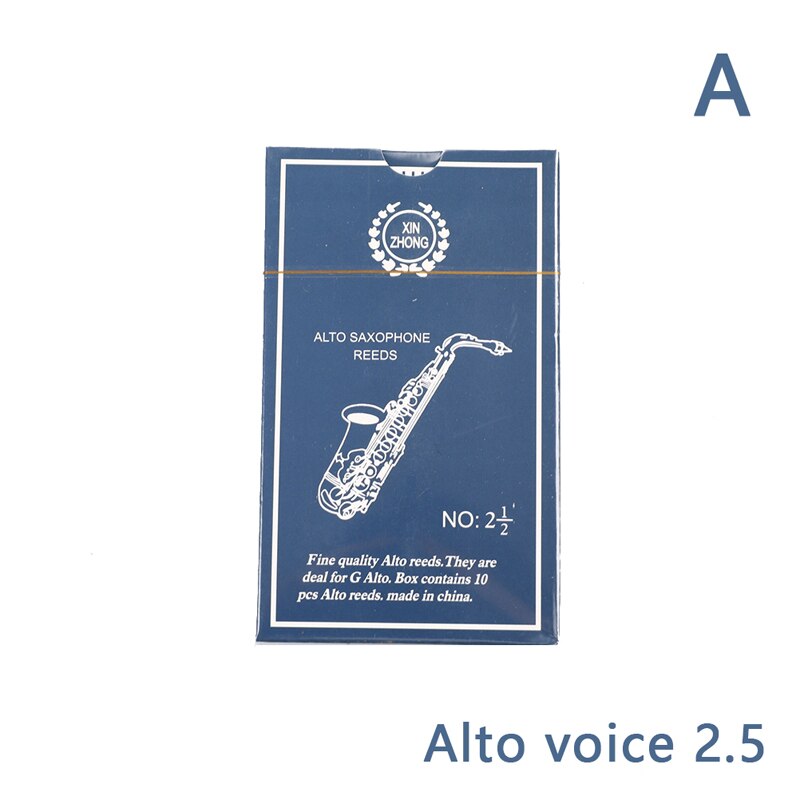 10Pcs Normaal Niveau G Altsaxofoon Sax Rieten Sterkte 2.5/ 3.0 Voor Beginners: A