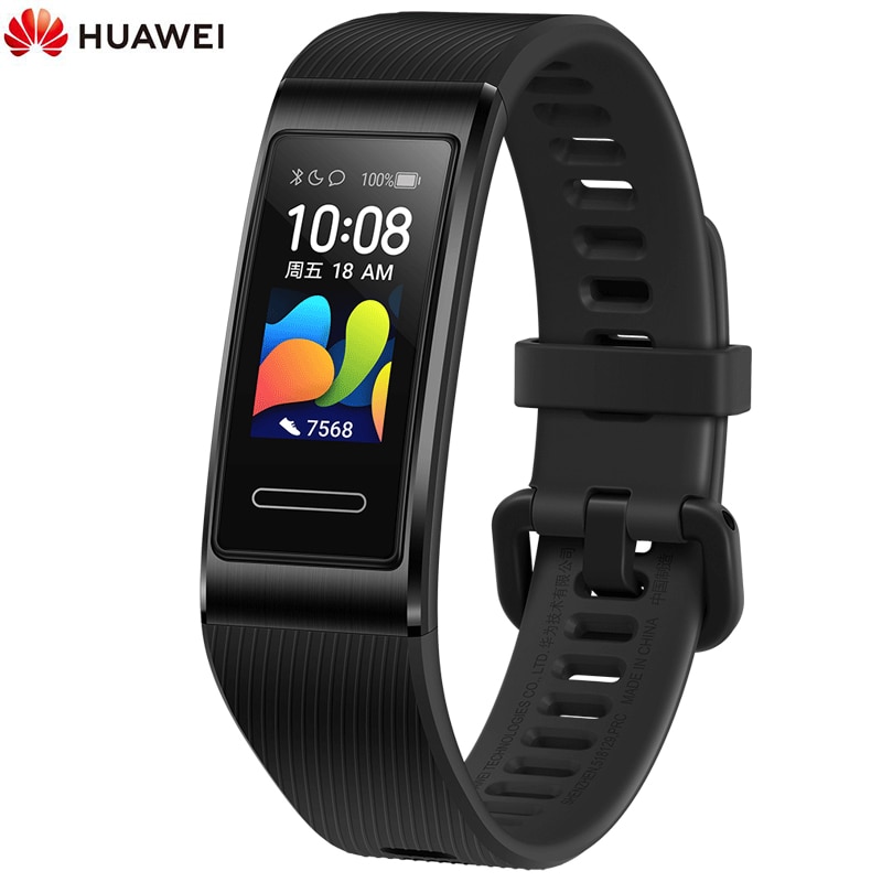 Global Huawei Band 4 Pro 0.95-Inch Touch Screen Smart Horloge Waterdicht Sport Fitness Tracker Hartslagmeter Smart armband